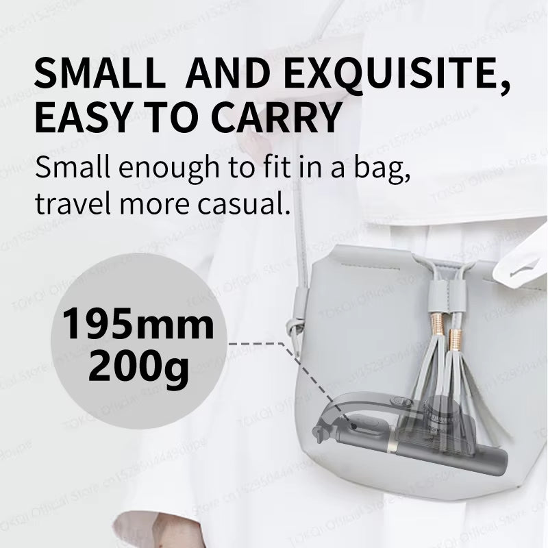 Q08 Handheld Gimbal Stabilizer Portable Selfie Stick with Bluetooth Remote for Samsung Xiaomi Smartphone Iphone Shooting Vlog