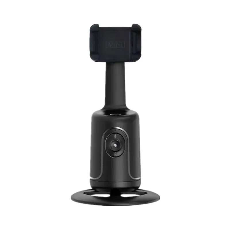 AI Smart Selfie Stick & Gimbal Stabilizer — 360° Auto Face Tracking