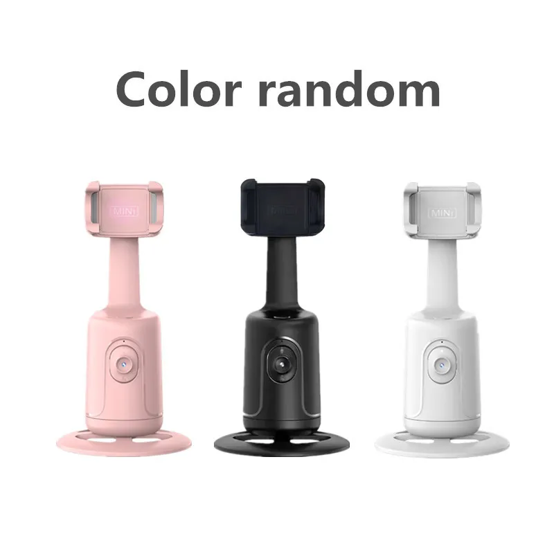 AI Smart Selfie Stick & Gimbal Stabilizer — 360° Auto Face Tracking