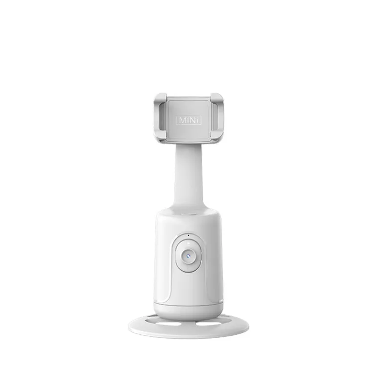 AI Smart Selfie Stick & Gimbal Stabilizer — 360° Auto Face Tracking